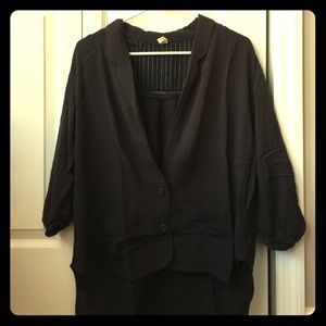 SOLD! Free people soft black blazer