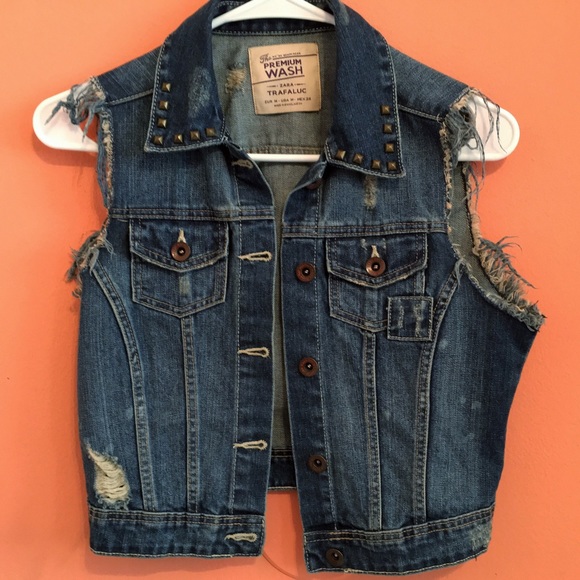 Zara jean studded vest