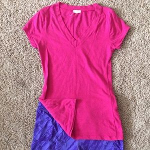 🚫Keeping🚫 Fuchsia Pink T shirt Tunic small