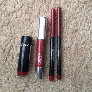 Wine red lipstick and lip liner bundle!