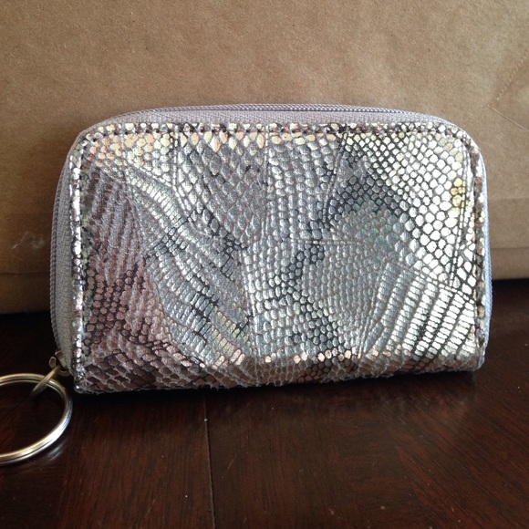 Metallic Snakeskin ID Wallet