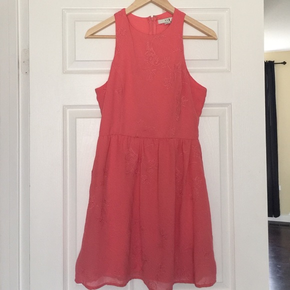 Coral Pink Forever 21 Dress