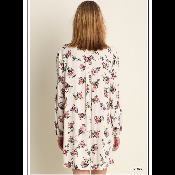❗️Floral Cape Tunic Slip Dress - Picture 2 of 3