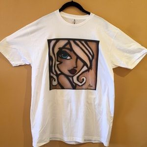 Brand New Signature Men's cut 100%cotton white tee