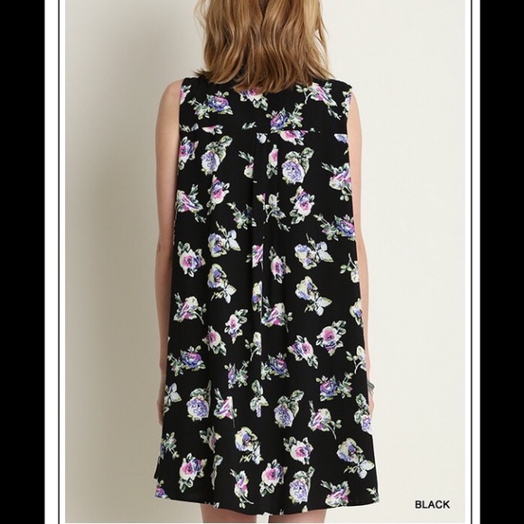❗️Floral Tank Slip Tunic Dress - Picture 2 of 3