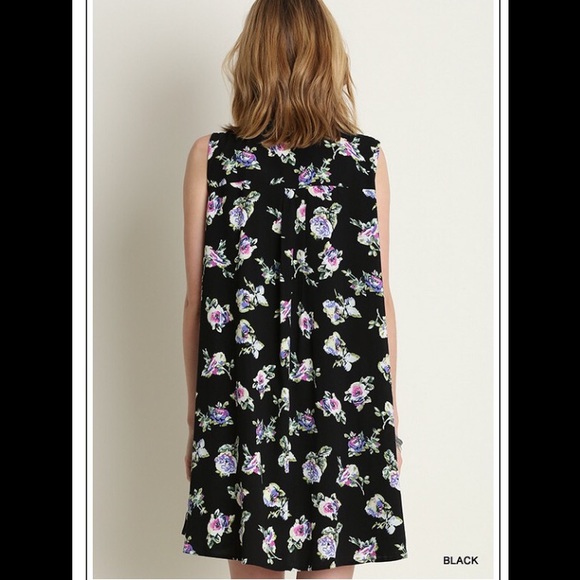 Floral Tank Shirtdress NWT - Picture 3 of 3