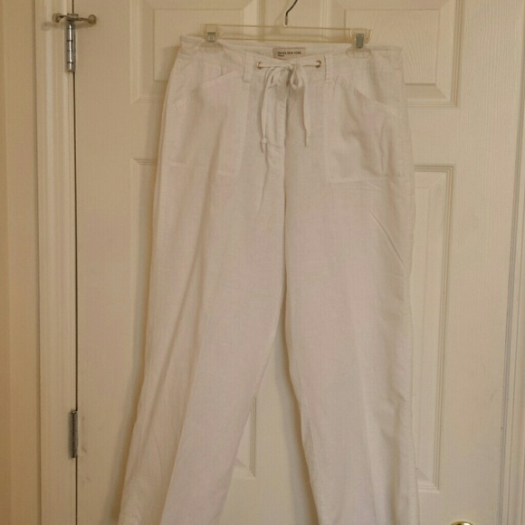 Linen women's ankle pants
