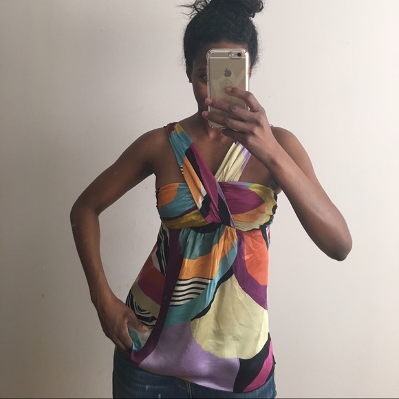 Silk summer top - Picture 1 of 3