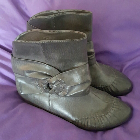 Xhilaration Shoes - Gray Booties