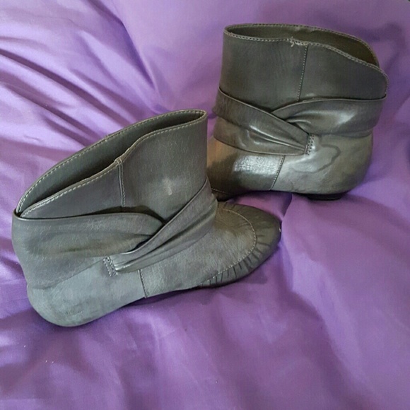 Gray Booties - Picture 3 of 3