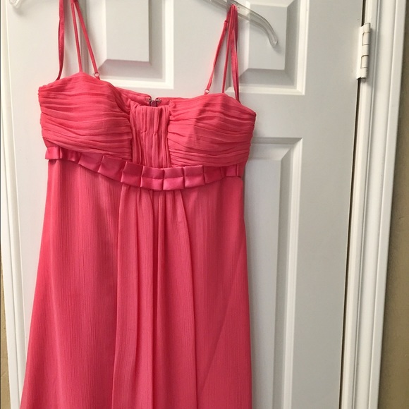 Coral formal dress