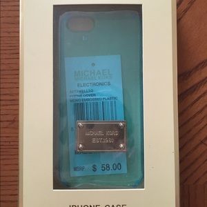 Turquoise MK IPhone 5 case