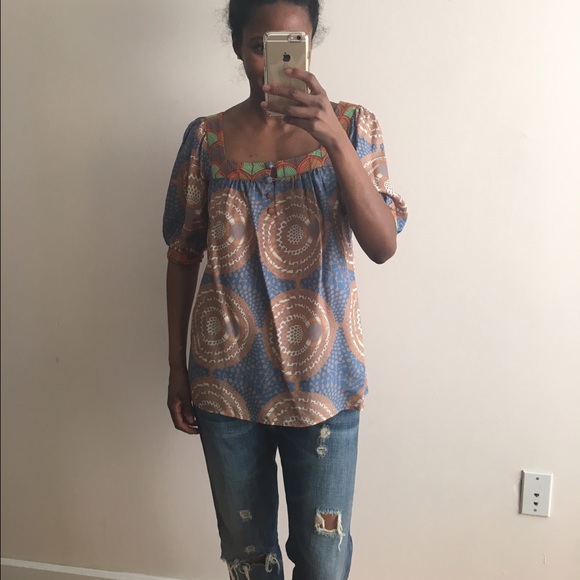 Silk summer top - Picture 2 of 4