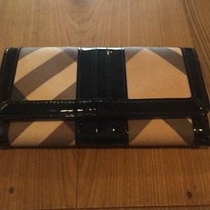 Authentic Burberry continental wallet