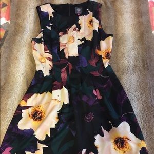 Fitted floral dress