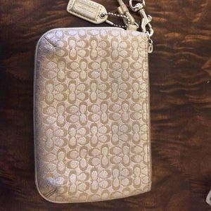 🎉Sale🎉Glitter Coach Wristlet