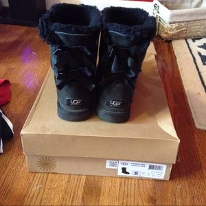 Black Bailey Bow UGG