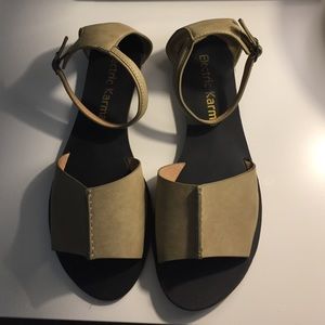 Electric Karma ankle tie up sandles