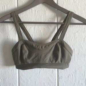 Olive green bralette