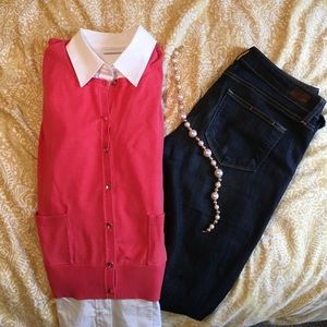 Pink Calvin Klein Cardigan