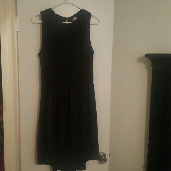 Peter Pan colored sleeveless high low dress