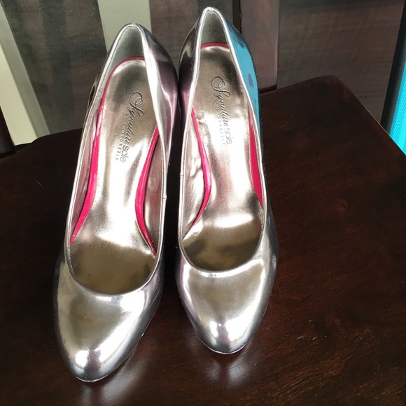Silver heels