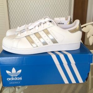 RARE! Silver Adidas Superstar!