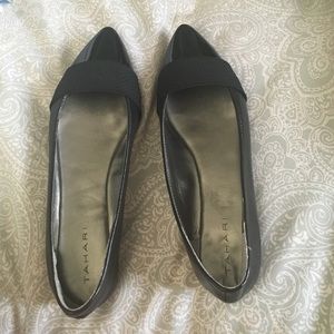 Tahari Black Flats