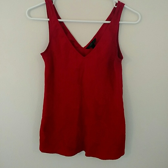 Blood red tank top
