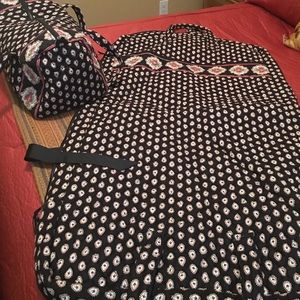 Vera Bradley garment bag and duffel