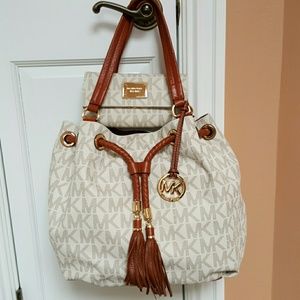 Michael Kors Large Gathered Tote Bag w/ wallet.