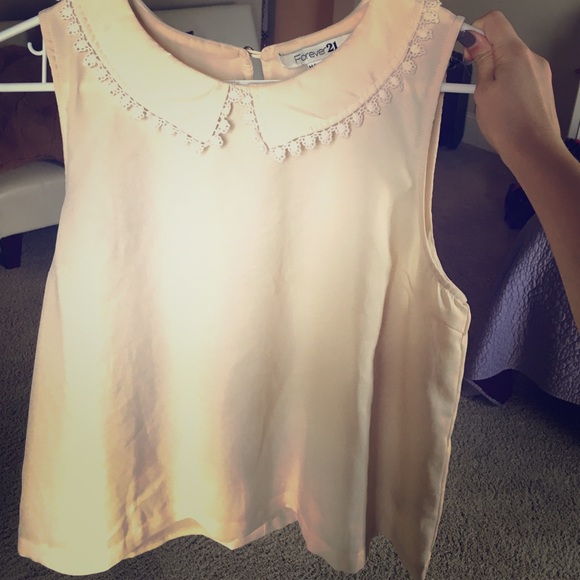 Forever21 Cream Top