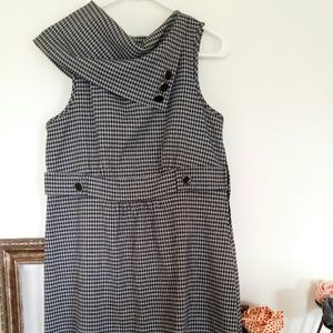 Black Checkered Dress