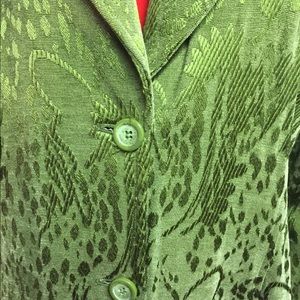 Chico's beautiful green jacket. Chico's size 2