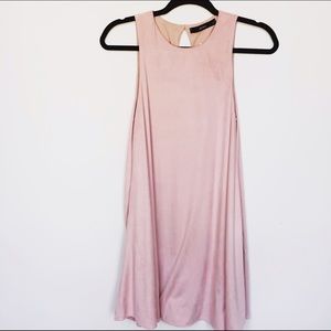 Boutique Brand Suede Dress