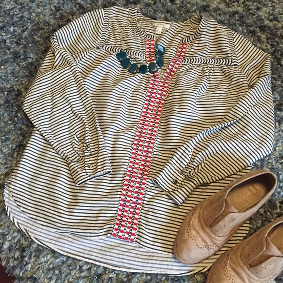Jcrew Striped Blouse