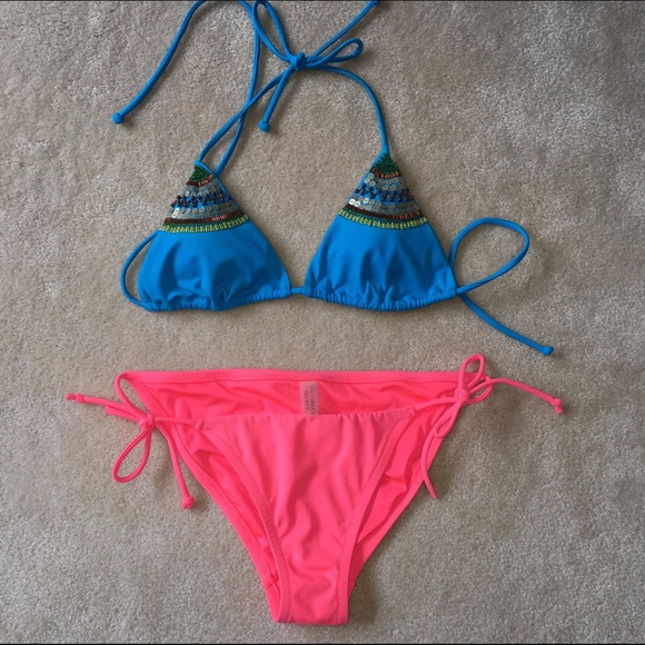 Victoria's Secret Other - VS tribal beaded string bikini