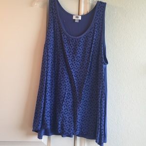 Blue Old Navy tank top