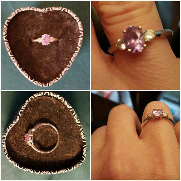 Beautiful dainty amethyst ring