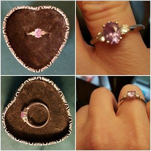 Beautiful dainty amethyst ring