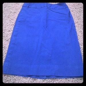Banana Republic size 4 blue pencil skirt