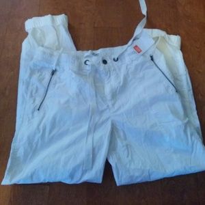 100% cotton white pants