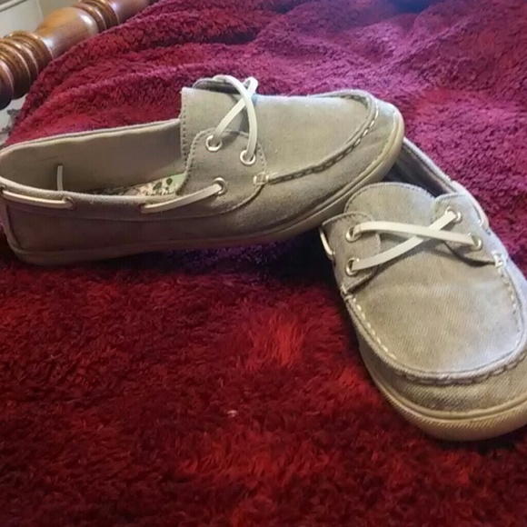 Gray Boat Shoes