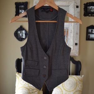 Ladies Grey Guess Vest