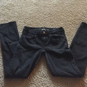 Blackish grey skinny jeans