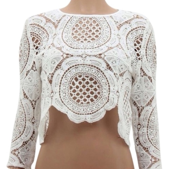 Crochet crop top