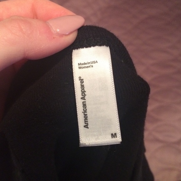 Black American apparel long sleeve shirt