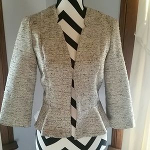 Tweed Peplum Blazer