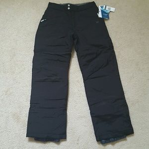 White Sierra black ski pants in small
