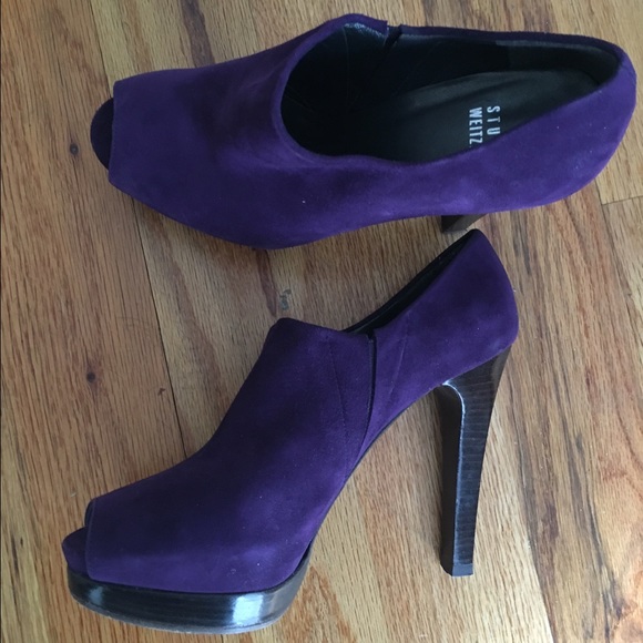 Stuart Weitzman suede booties